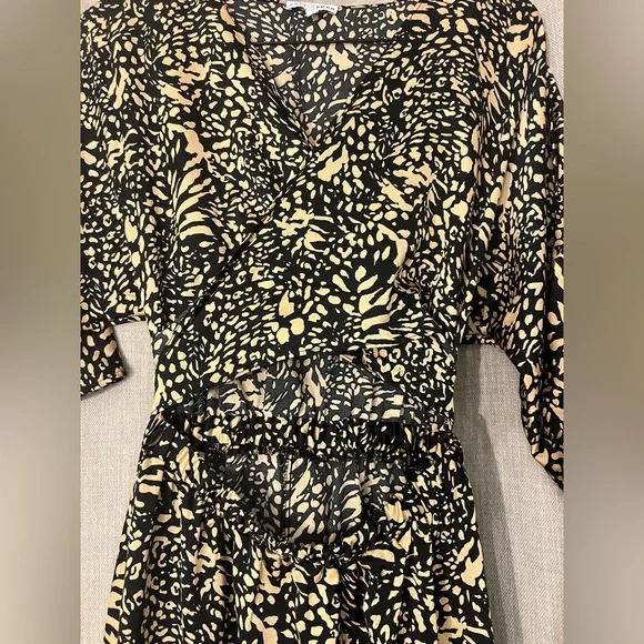 Women’s Baltic Born Morlana Maxi Dress Size Medium Black And Brown - Picture 3 of 5